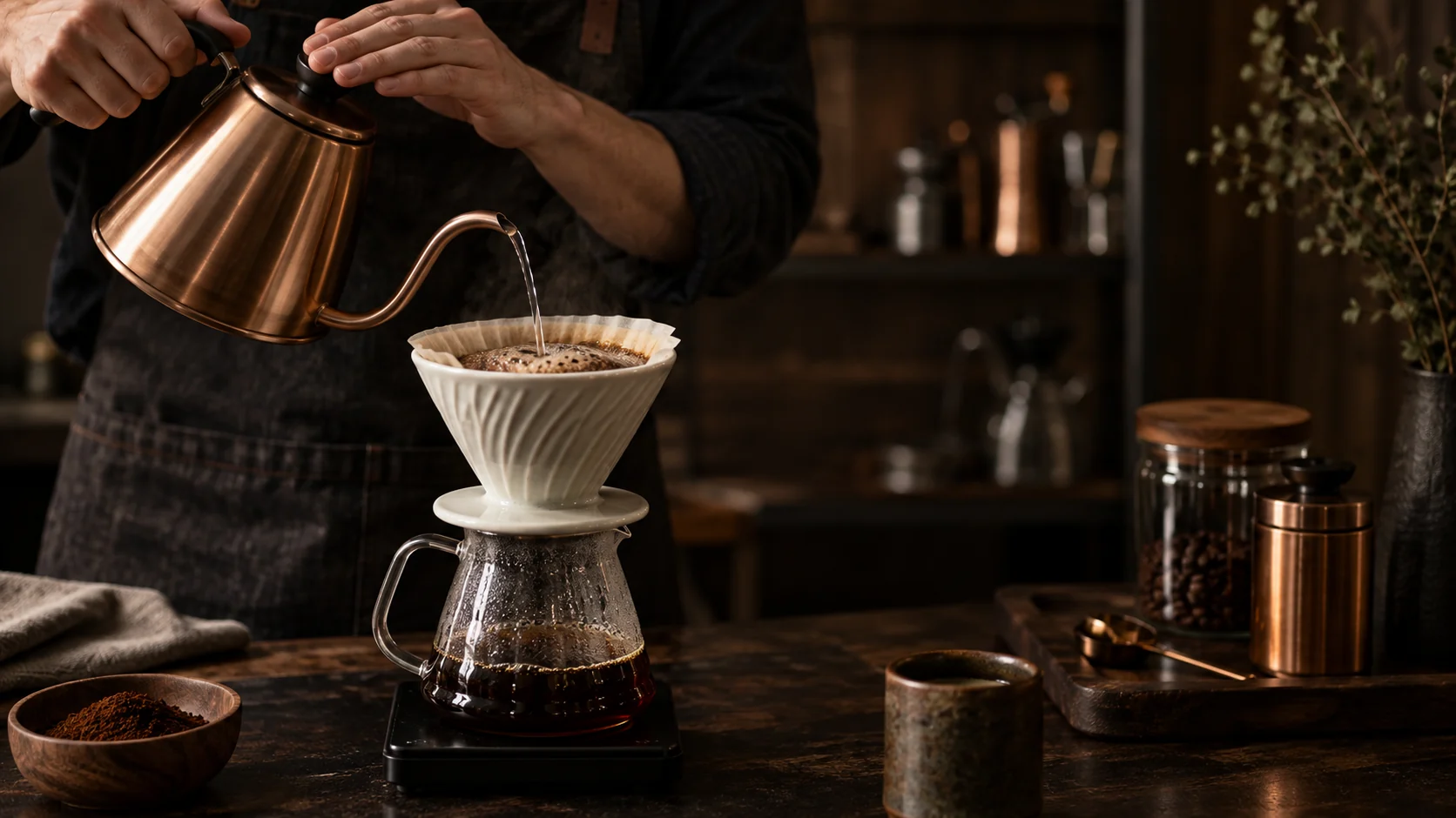 V60 kahve demleme